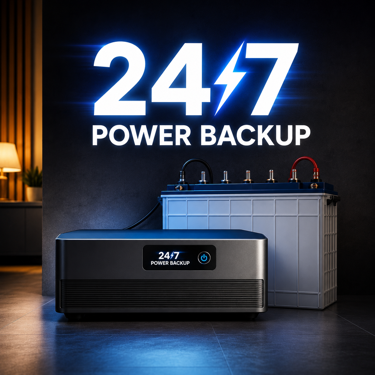 24/7 Power Backup at Nirvi Farms
